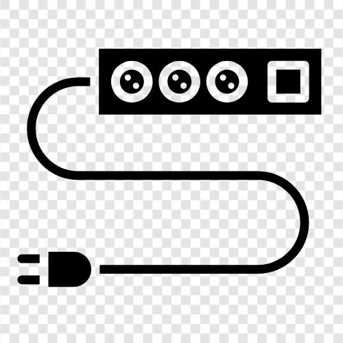 Koaxialkabel, CAT5e, CAT6, Ethernetkabel symbol