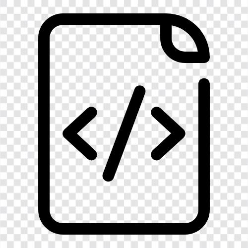 kod, programlama, yazılım, programlama dili ikon svg
