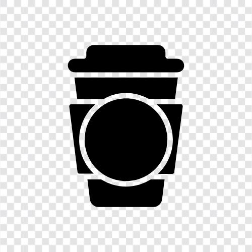 Kaffeebohnen, Kaffeebrauen, Kaffeemaschine, Kaffeekapseln symbol