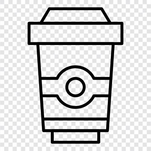 Kaffeebohnen, Café, Latte, Cappuccino symbol