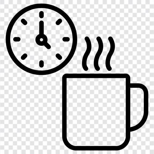 COFFEE BREAKS, COFFEE TIME FOR ME, COFFEE TIME icon svg