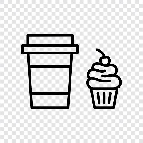 coffee cake, coffee and pastry, coffee and cake, coffee cake recipe icon svg