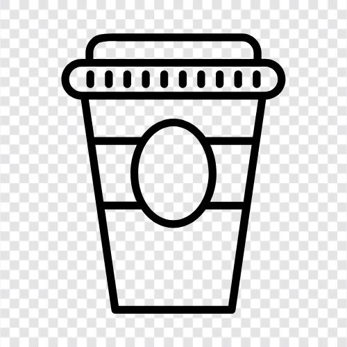 Kaffeebecherhalter, Kaffeetasse, Kaffeetassehalter, Kaffeetasseständer symbol