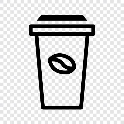 Kaffee für Produktivität, Kaffee für Konzentration Kaffee für Arbeit, Kaffee für Arbeit symbol