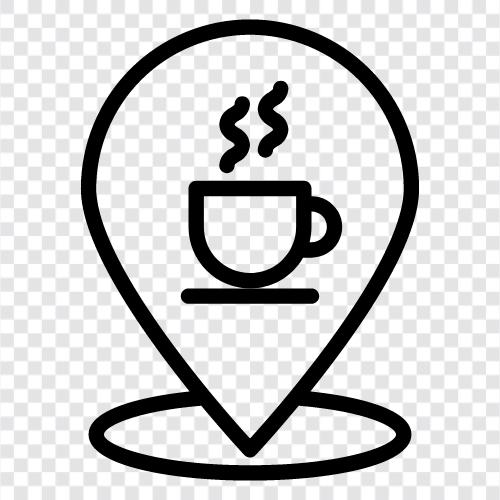 Kaffeehaus, Kaffeestube, Café, Amerikanischer Kaffee symbol