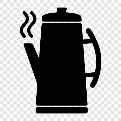 kahve, espresso, pot, stove ikon svg