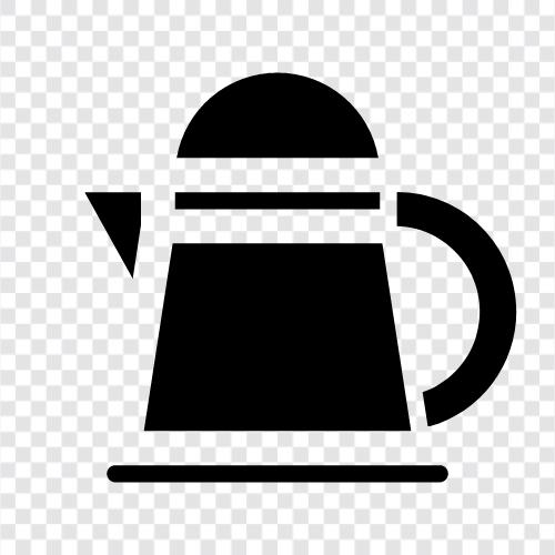 Kaffeekocher, Kaffee, Braukaffee, Kaffeekocher Anleitung symbol