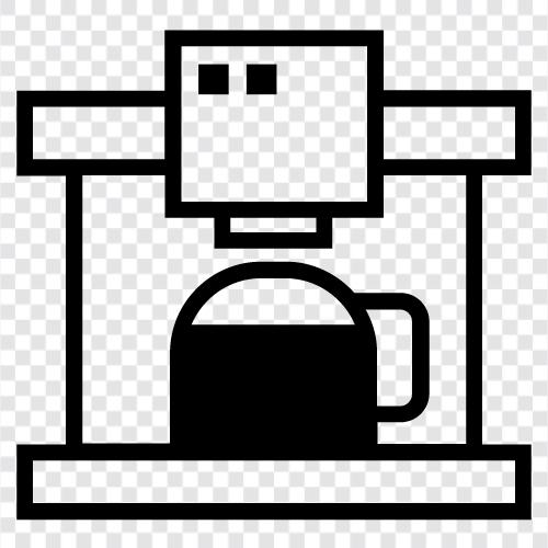 Kaffeemaschine, Kaffee, Brauen, Latte symbol