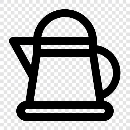 Kaffeezubereitung, Kaffeekannenfilter, Kaffeezubereitungsfilter, Kaffeebrauen symbol