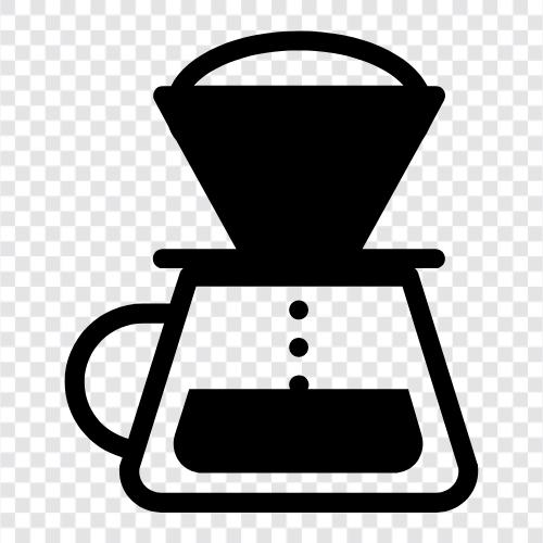 Coffee Maker, Coffee, Brewing, Coffee Maker Cleaning icon svg