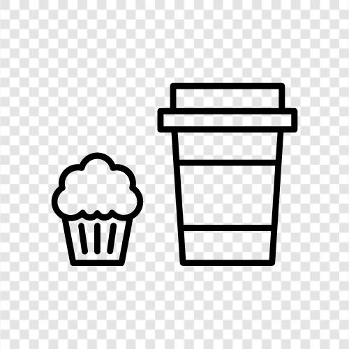 coffee muffin, breakfast muffin, breakfast sandwich, muffin top icon svg