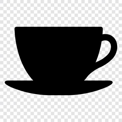 Kaffeetasse, Kaffeekanne, Kaffeekannehalter, Kaffeekanneständer symbol