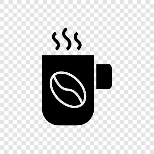 coffee mug, coffee pot, coffee set, coffee maker icon svg