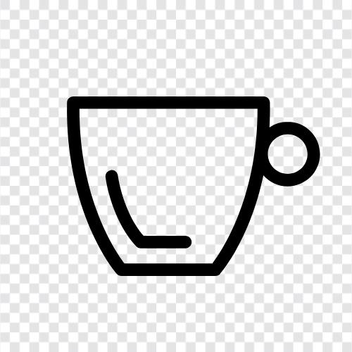Kaffeetasse, Kaffeekanne, Kaffeemaschine symbol