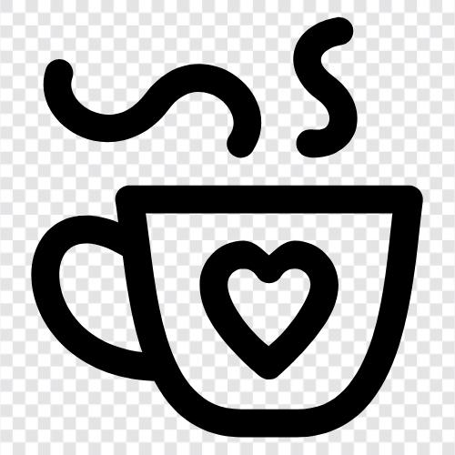 Kaffeetasse, Tassen, Keramiktasse, Kaffeekanne symbol