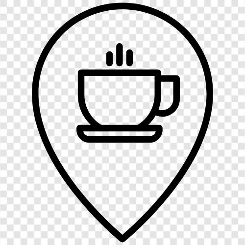 coffee shop near me, coffee shop in town, coffee shop location icon svg