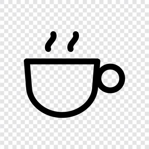 kahve, içki, çay, içecek ikon svg