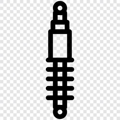 coilover, springs, strut, strut tower icon svg