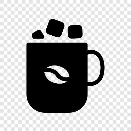 cold coffee, caffeine, java, iced coffee icon svg