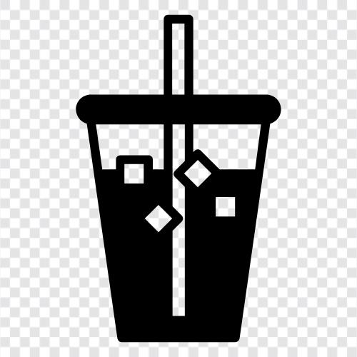 cold cola, carbonated cola, cola with ice icon svg