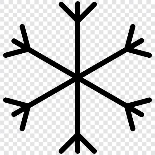 Kalt, Gletscher, Eisberge, Kristalle symbol