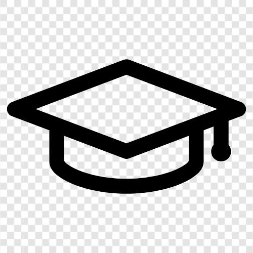 college cap, university cap, academic cap icon svg