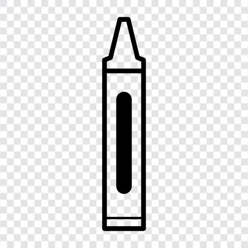 coloring book, crayons, drawing, Crayon icon svg