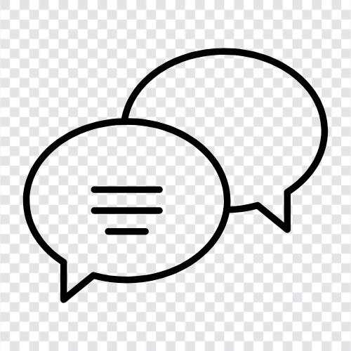 communication, speaking, language, eloquence icon svg