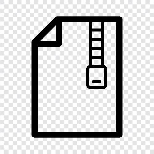 Komprimierung, Dateien, Archiv, ZipDatei symbol