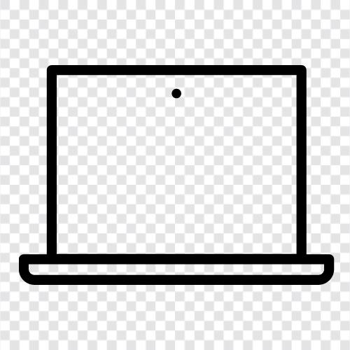 computer, laptop, laptops, laptop computer Значок svg