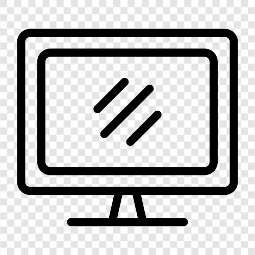 Computer, Monitor, Digital, Display symbol