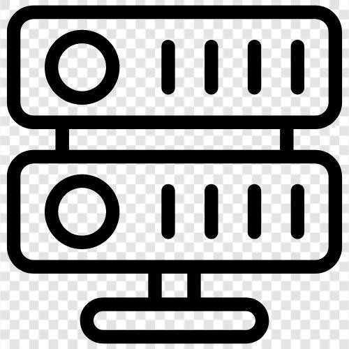 Computer, System, Netzwerk, Hosting symbol