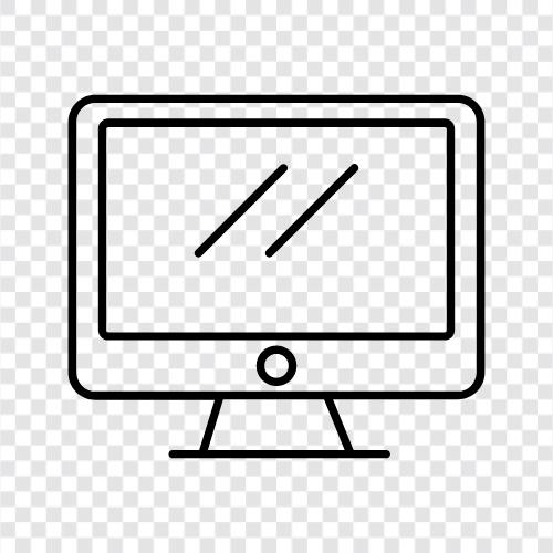 computer, equipment, hardware, monitor icon svg