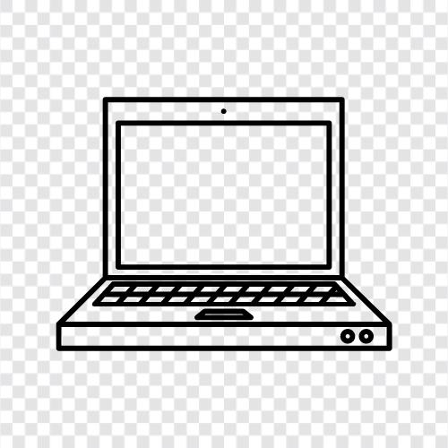 Computer, LaptopComputer, Laptop, ComputerHardware symbol