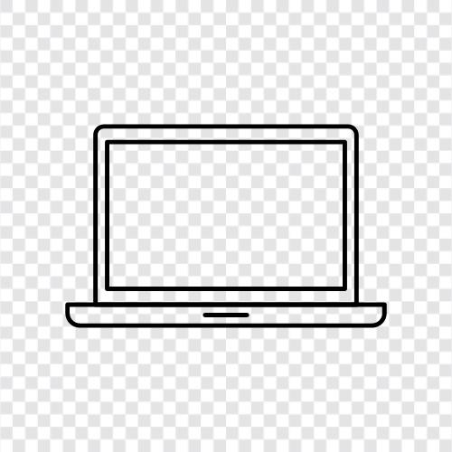 computer, laptop, computer hardware, laptops icon svg