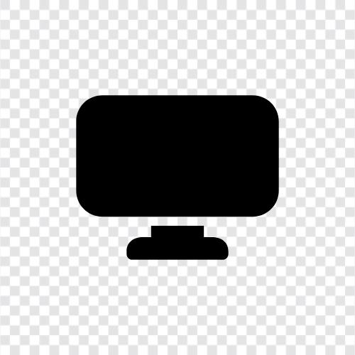 computer, monitor, screen, images icon svg