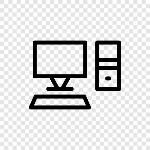 Computer, Laptop, Desktop, Computergehäuse symbol