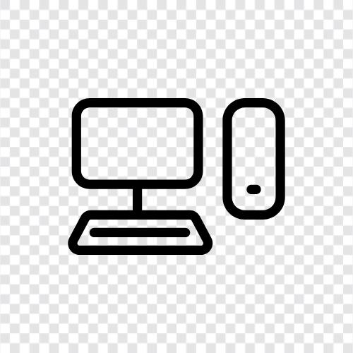 Computer, Laptop, Desktop, Software symbol