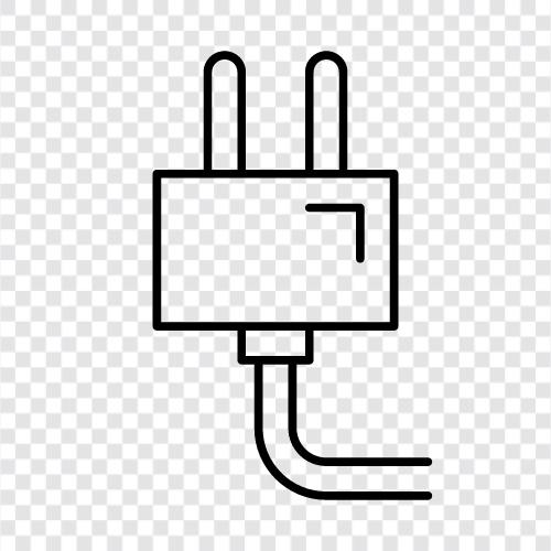 Computer, USB, Ladegerät, Gerät symbol