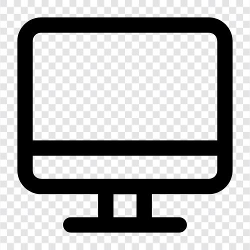 computer monitor, flat panel monitor, LCD monitor, plasma monitor icon svg