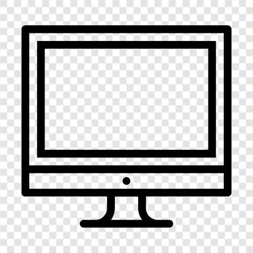 bilgisayar monitörü, ekran, dizüstü bilgisayar, bilgisayar ekranı ikon svg