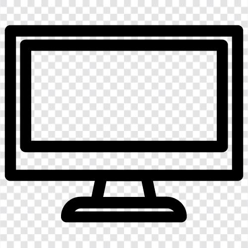 computer monitor, LCD monitor, plasma monitor, monitor software icon svg