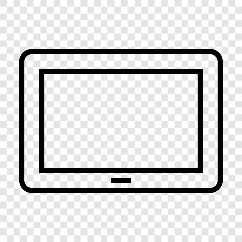 computer monitor, monitor resolution, monitor size, monitor brands icon svg