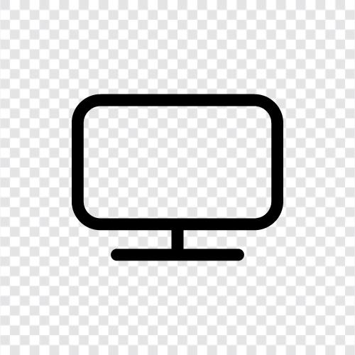 Computermonitor, Laptop, LCDMonitor, Flachbildschirm symbol