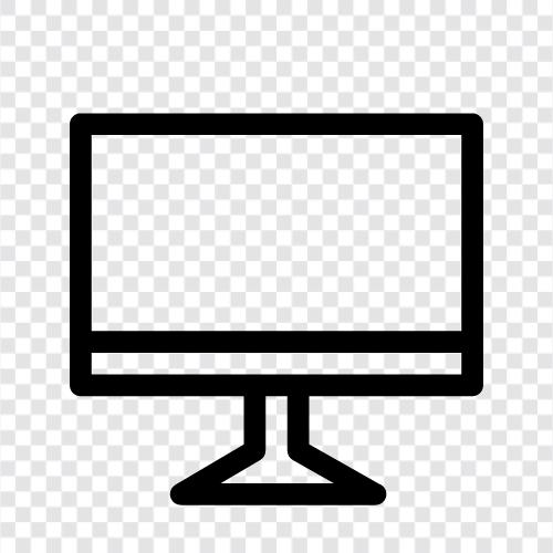 computer monitor, LCD monitor, plasma monitor, digital monitor icon svg