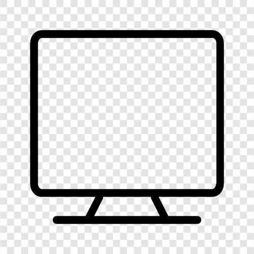 computer monitor, LCD monitor, LED monitor, monitor stand icon svg