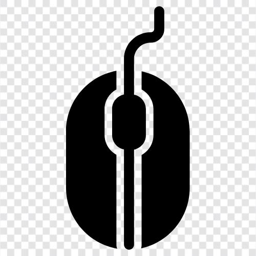 computer mouse, pointer, trackball, scroll wheel icon svg