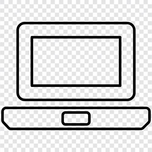 computer, notebook, ultrabook, desktop icon svg