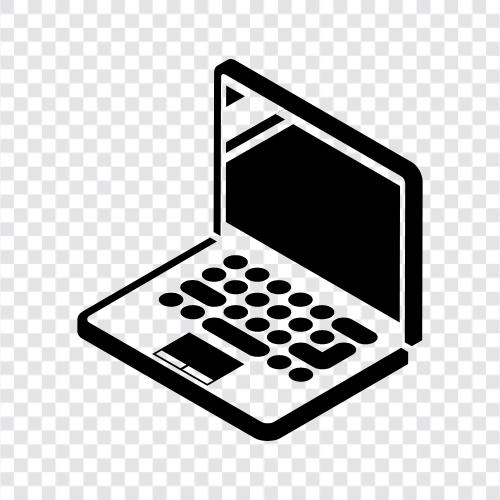 computer, computer equipment, laptop computer, netbook icon svg