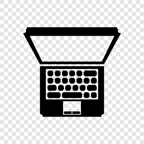 computer, laptop computer, notebook, ultrabook icon svg